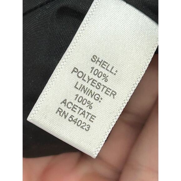 Banana Republic Women's Black Wide Strap Lined Sequins Mini Shift Dress Size 4 - Picture 5 of 8